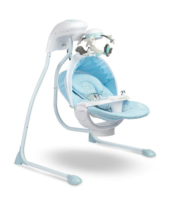 Schommelstoel Caretero Raffi blauw