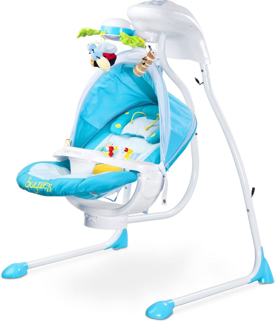 Schommelstoel Caretero Bugies blauw