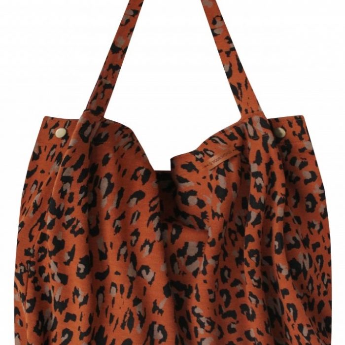 Tote Bag Luipaard Roest