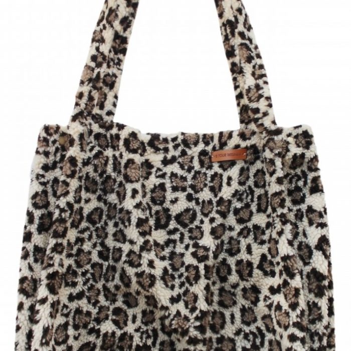 Tote Bag Teddy Luipaard